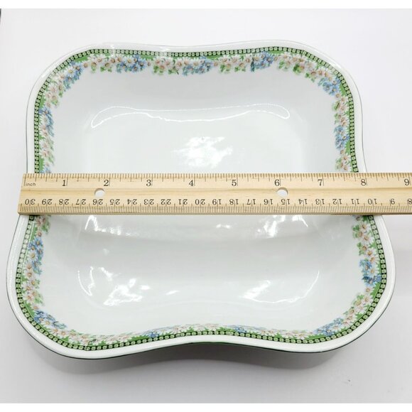 Bernard Bloch Hand Crafted Serving Platter Swivel Base Antique 1900-1913 - Picture 11 of 12